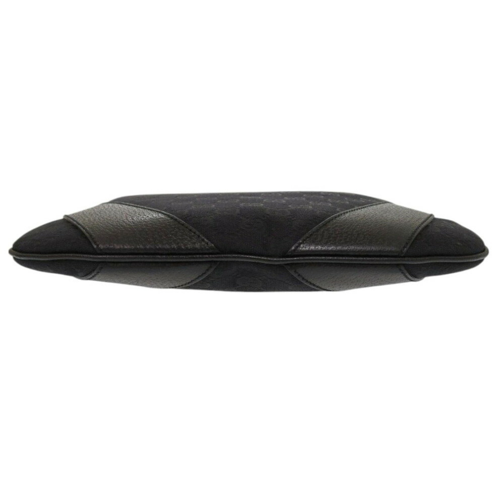 GUCCI Authentic Black Leather Shoulder Bag - Picture 5 of 9